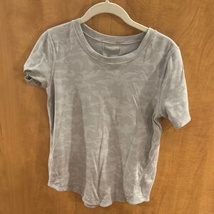 Lululemon Gray Camouflage Women's Top